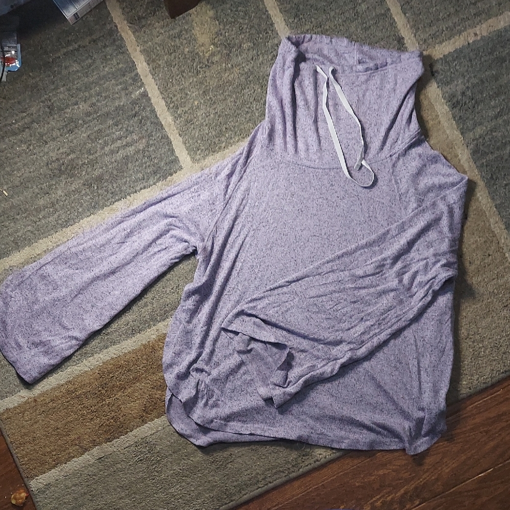 Gilligan & O'Malley Lavender Sweatshirt High Neck